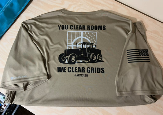 Army 12N T-shirt We Clear Grids