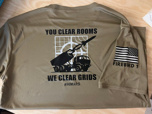 HIMARS T-shirt We Clear Grids