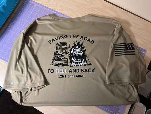 Army 12N T-shirt to Hell and Back