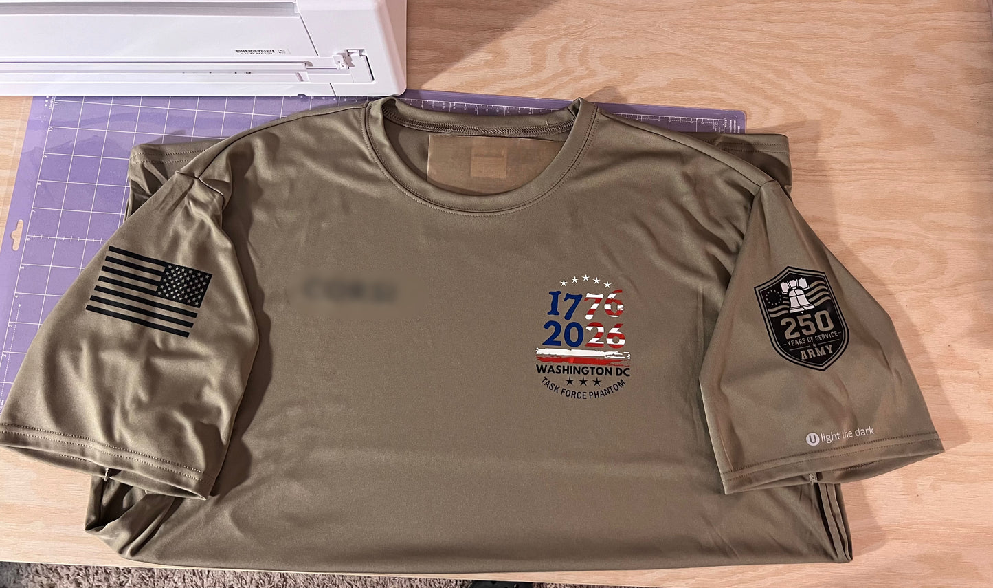 Phantom 250th Celebration Army Tee