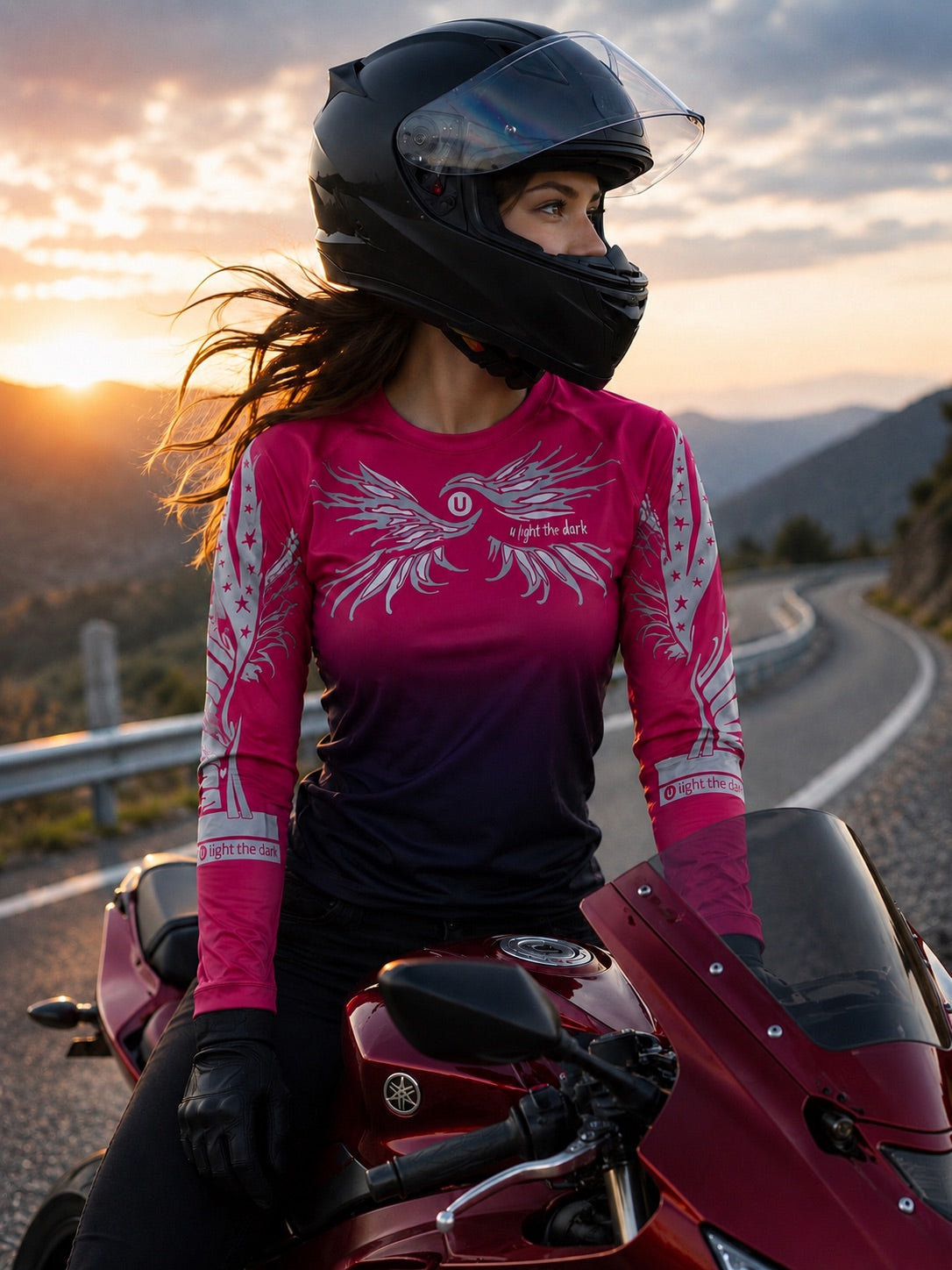 Women's Ombre Reflective Performance Shirt