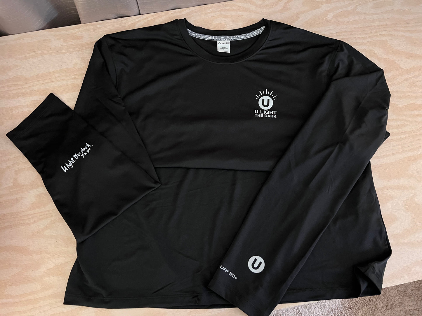 U Light The Dark Signature Reflective Performance Tshirt