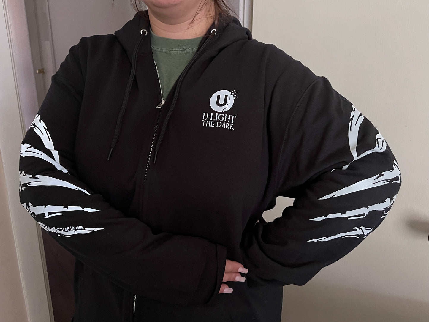 Gothic Embrace Reflective Sweatshirt