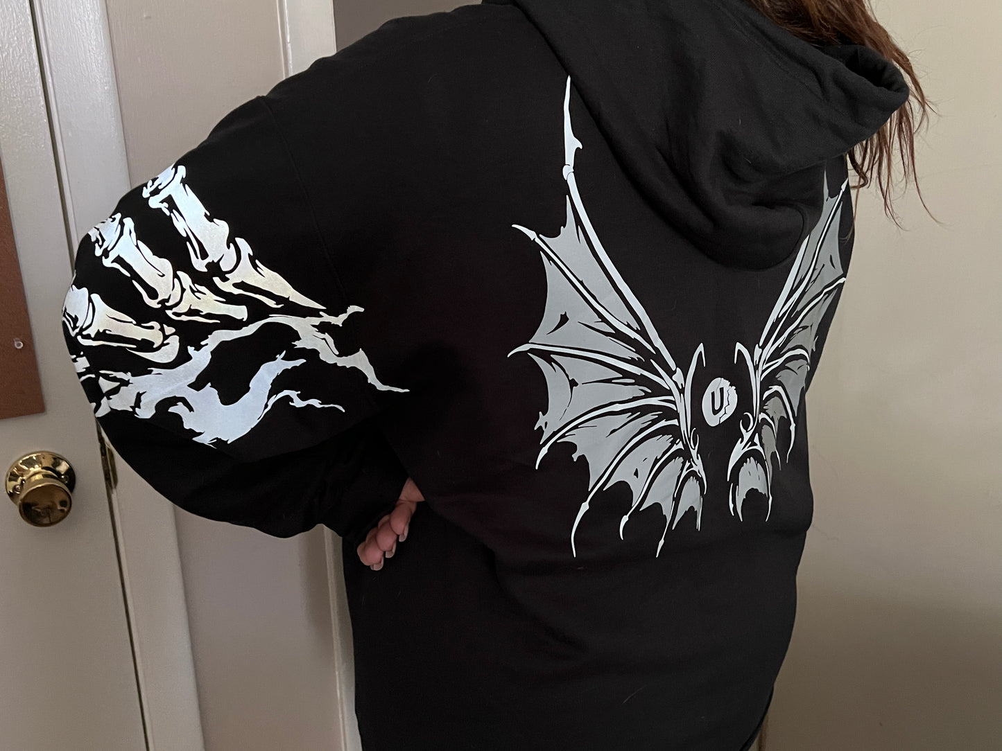 Gothic Embrace Reflective Sweatshirt