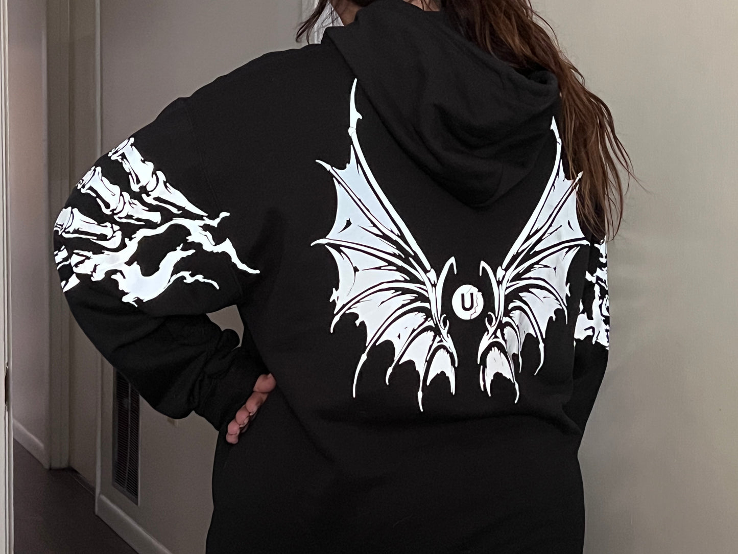 Gothic Embrace Reflective Sweatshirt