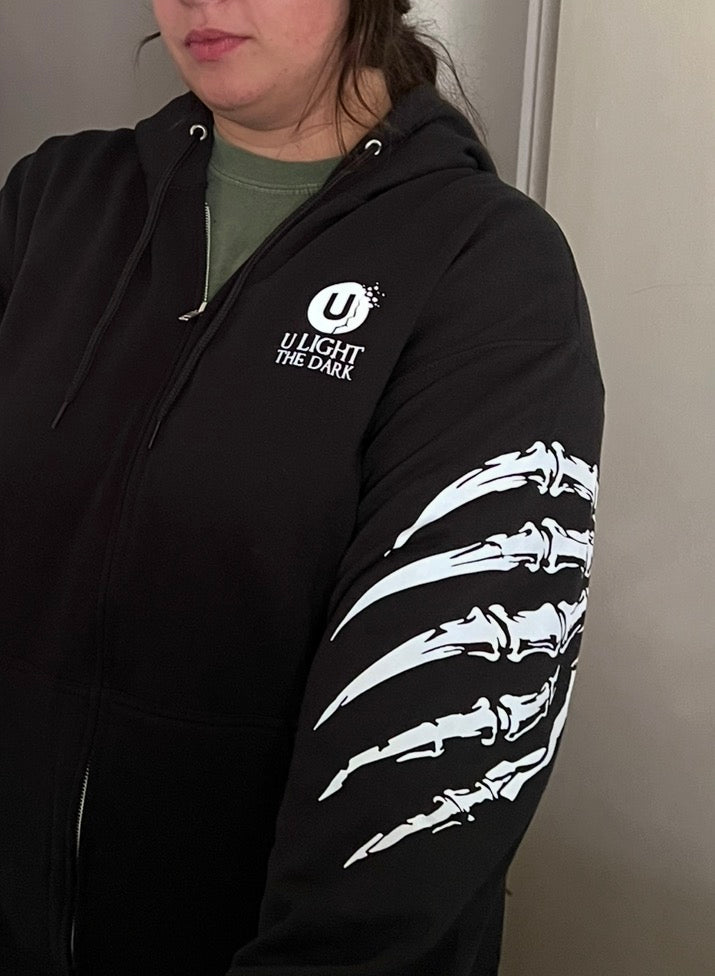 Gothic Embrace Reflective Sweatshirt