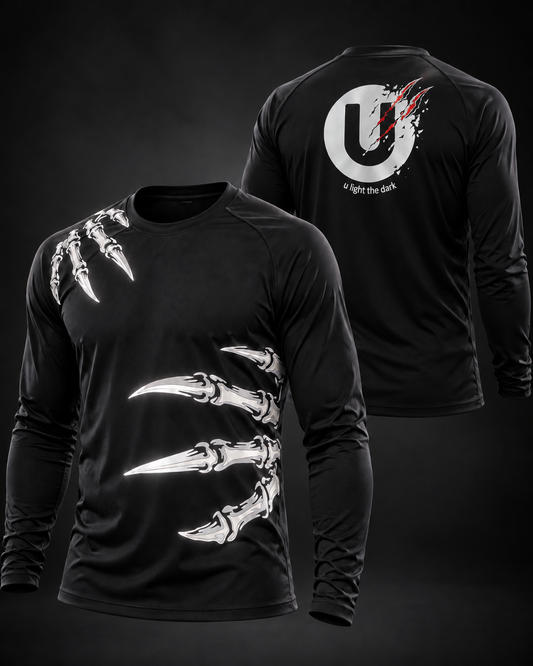Front Claw Gothic Reflective Shirt