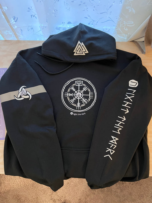 Viking Runes Reflective Sweatshirt