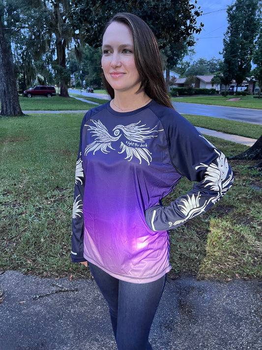 Women's Ombre Reflective Performance Shirt