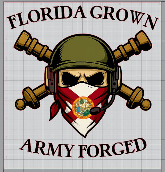 Army ENGINEER T-shirt Florida Grown