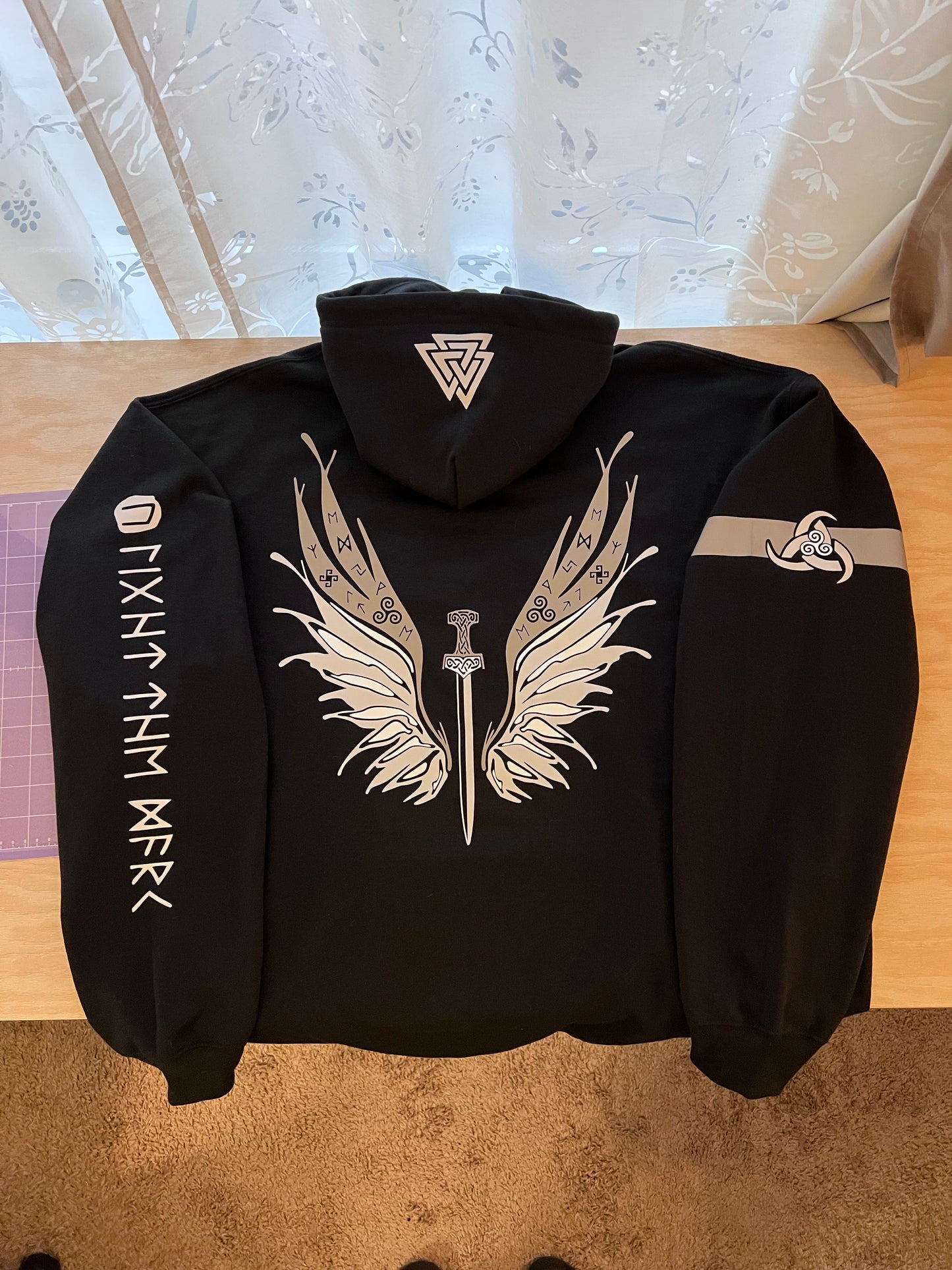 Viking Runes Reflective Sweatshirt