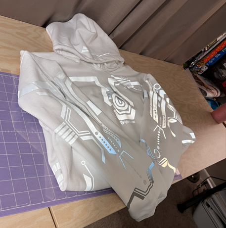 Techno Graphic Reflective Sweatshirt