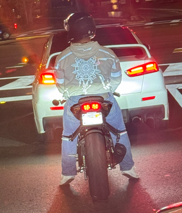 Techno Graphic Reflective Sweatshirt