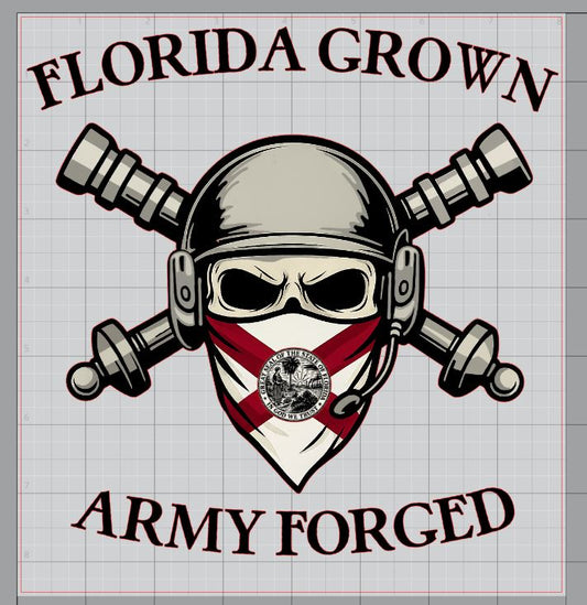 Army ENGINEER T-shirt Florida Grown